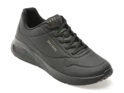 Pantofi sport SKECHERS negri, UNO LITE, din piele ecologica imagine