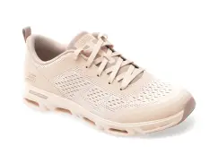 Pantofi sport SKECHERS nude, 104607, din material textil imagine