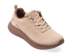 Pantofi sport SKECHERS nude, 117731, din material textil imagine