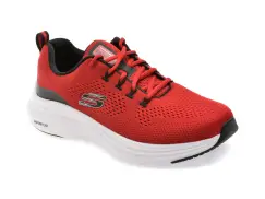 Pantofi sport SKECHERS rosii, 232625, din material textil imagine