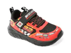 Pantofi sport SKECHERS rosii, SKECH TRACKS, din material textil imagine
