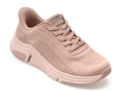 Pantofi sport SKECHERS roz, BOBS SPARROW FLEX, din material textil imagine