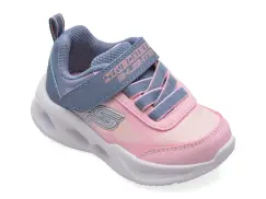 Pantofi sport SKECHERS roz, SOLA GLOW, din material textil imagine