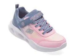 Pantofi sport SKECHERS roz, SOLA GLOW, din material textil imagine