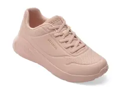 Pantofi sport SKECHERS roz, UNO LITE, din piele ecologica imagine