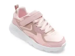 Pantofi sport SKECHERS roz, UNO LITE, din piele ecologica imagine