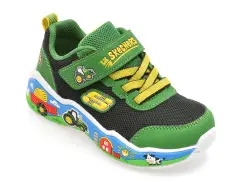 Pantofi sport SKECHERS verzi, 407065N, din material textil imagine