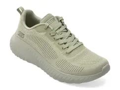 Pantofi sport SKECHERS verzi, BOBS SQUAD CHAOS, din material textil imagine