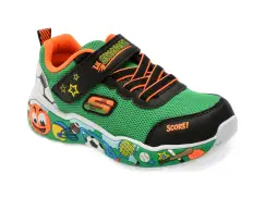 Pantofi sport SKECHERS verzi, PLAY SCENE, din material textil imagine