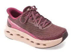 Pantofi sport SKECHERS visinii, MAX CUSHIONING GLIDE-STEP, din material textil imagine
