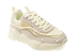 Pantofi sport TEPOR gri, TP78, din material textil imagine