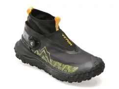 Pantofi sport TEPOR negri, TP128, din material textil imagine