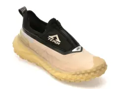 Pantofi sport TEPOR negri, TP755, din material textil imagine