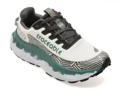 Pantofi sport TRACEABLE albi, 6655, din material textil imagine