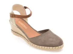 Pantofi VERBENAS gri, MALENA, din piele intoarsa imagine