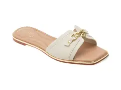 Papuci ALDO albi, ALAMASSI 115, din piele ecologica imagine