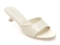 Papuci ALDO albi, DELPHINIA 121, din piele ecologica imagine