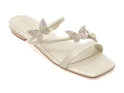 Papuci ALDO albi, FLYHIGH 121, din piele ecologica imagine
