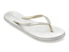 Papuci ALDO argintii, 13026723, din piele ecologica imagine