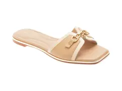 Papuci ALDO bej, ALAMASSI 271, din piele ecologica imagine