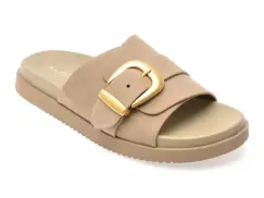 Papuci ALDO bej, ALENANA 340, din nabuc imagine