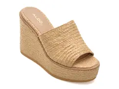 Papuci ALDO bej, MIDSOMMAR 109, din material textil imagine