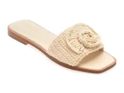 Papuci ALDO bej, SABBIA 276, din material textil imagine