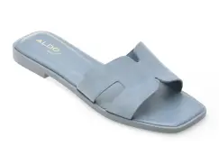 Papuci ALDO bleumarin, 13991501, din piele intoarsa imagine