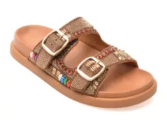 Papuci ALDO maro, 13967492, din material textil imagine