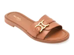 Papuci ALDO maro, 13967704, din piele naturala imagine