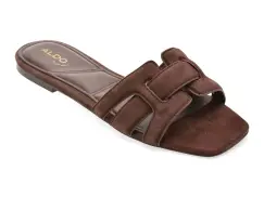 Papuci ALDO maro, 14298839, din piele intoarsa imagine