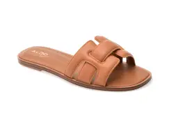 Papuci ALDO maro, ELENAA 210, din piele naturala imagine