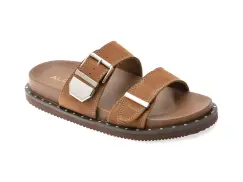 Papuci ALDO maro, ELYNA 230, din nabuc imagine