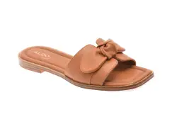 Papuci ALDO maro, LAVINIA 210, din piele naturala imagine