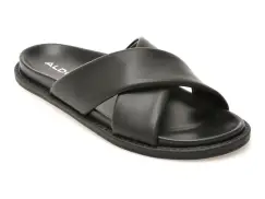 Papuci ALDO negri, BORGO 001, din piele ecologica imagine