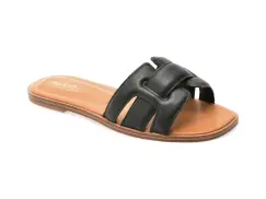 Papuci ALDO negri, ELENAA 002, din piele naturala imagine