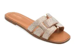 Papuci ALDO nude, ELENAA 270, din material textil imagine