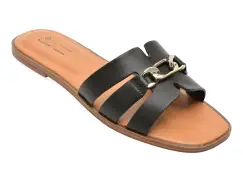 Papuci CALL IT SPRING negre, 13948047, din piele ecologica imagine