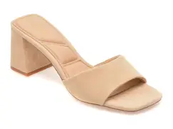 Papuci eleganti ALDO bej, TISHA 271, din piele intoarsa imagine