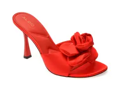Papuci eleganti ALDO rosii, REDROSE 600, din material textil imagine