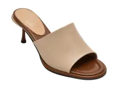 Papuci eleganti FLAVIA PASSINI gri, H5778, din piele naturala imagine