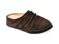 Papuci EPICA maro, 3154293, din piele intoarsa imagine