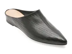 Papuci EPICA negri, DY2297, din piele naturala imagine