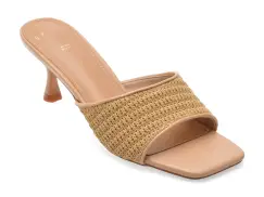 Papuci EPICA nude, 938, din material textil imagine