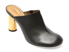 Papuci EPICA PREMIUM negri, 869, din piele naturala imagine