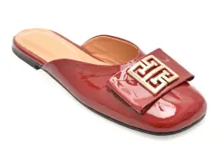 Papuci EPICA rosii, 6296012, din piele naturala lacuita imagine