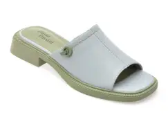 Papuci FLAVIA PASSINI albastri, 1222, din piele naturala imagine