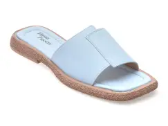 Papuci FLAVIA PASSINI albastri, X8948, din piele naturala imagine