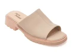 Papuci FLAVIA PASSINI albi, 5280, din piele naturala imagine