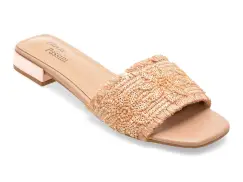 Papuci FLAVIA PASSINI bej, 9151, din material textil imagine